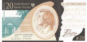20 zloty 2009 Chopin